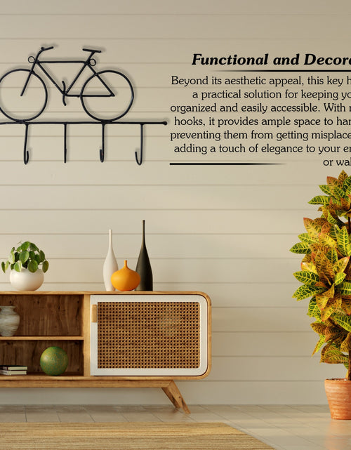 Load image into Gallery viewer, Handmade Rustic Bicycle Key Holder