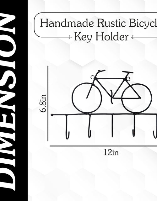 Load image into Gallery viewer, Handmade Rustic Bicycle Key Holder
