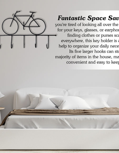 Load image into Gallery viewer, Handmade Rustic Bicycle Key Holder