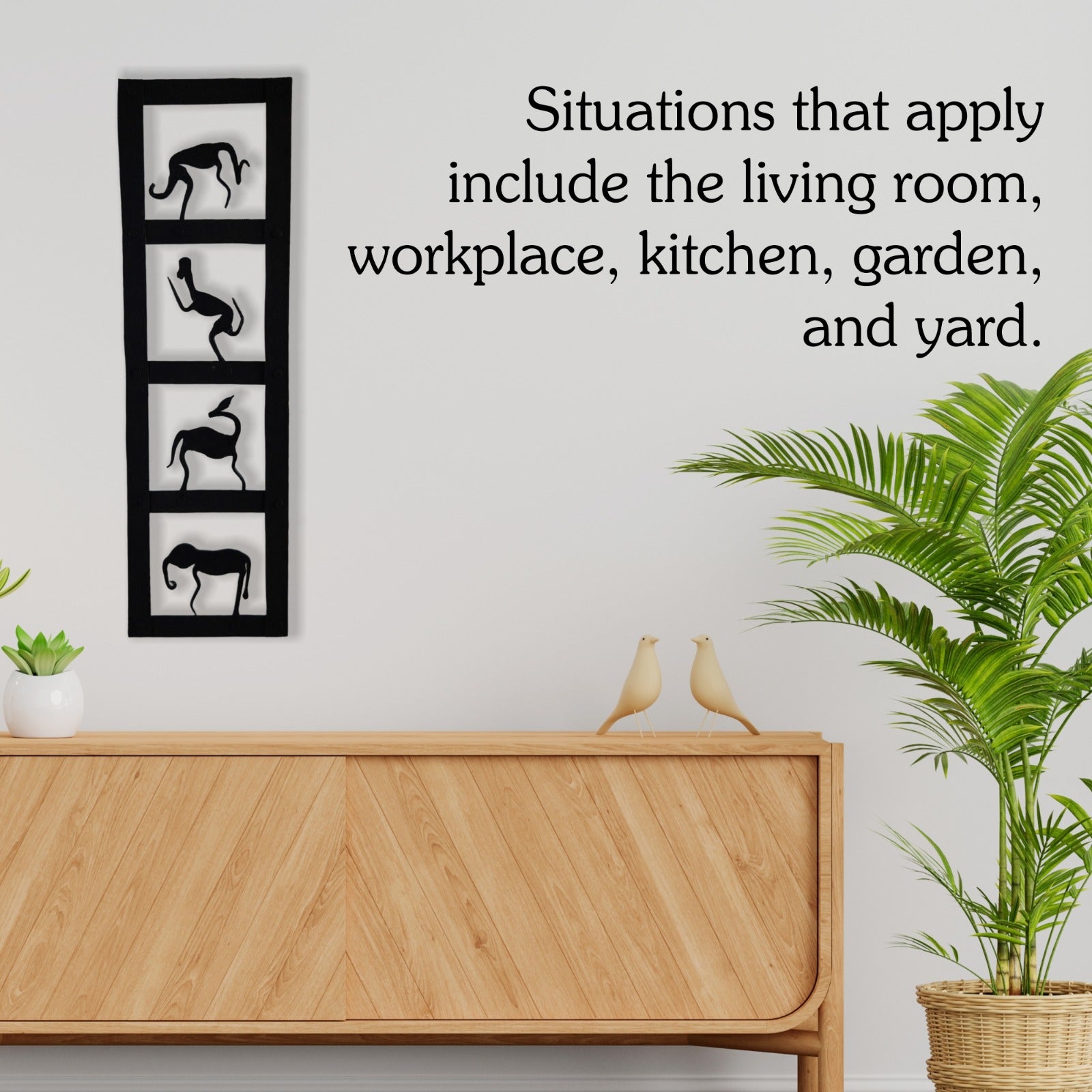 Handmade Antique Tribal Animals Wall Mount