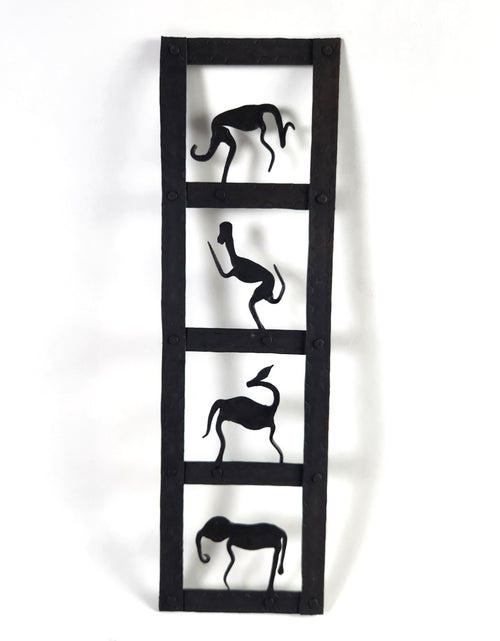 Load image into Gallery viewer, Handmade Antique Tribal Animals Wall Mount