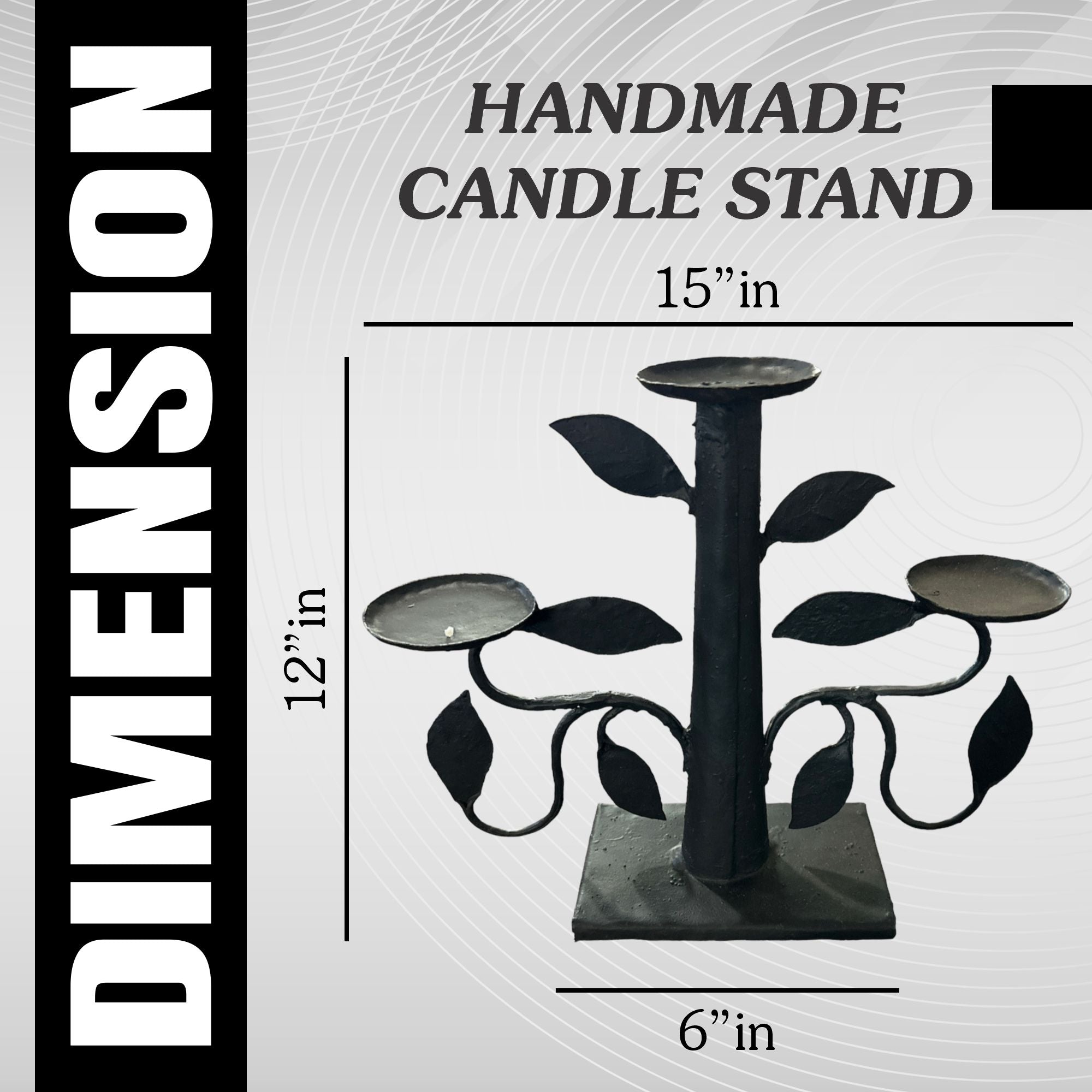 Tribal Handmade Candle Stand