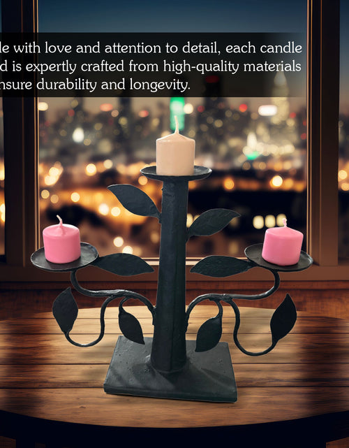 Load image into Gallery viewer, Tribal Handmade Candle Stand