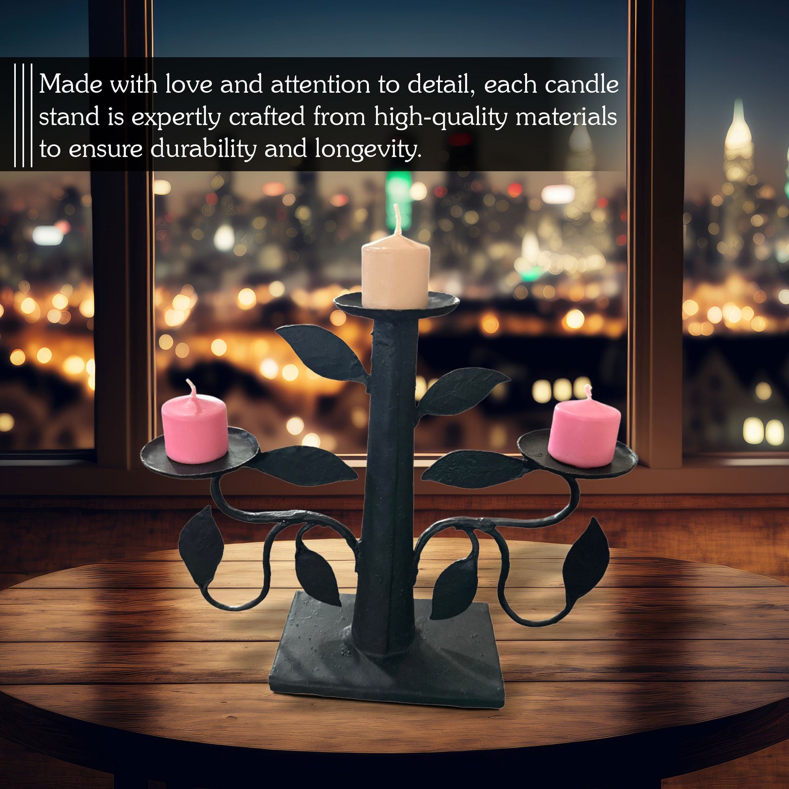 Tribal Handmade Candle Stand