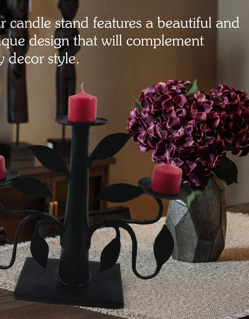 Load image into Gallery viewer, Tribal Handmade Candle Stand