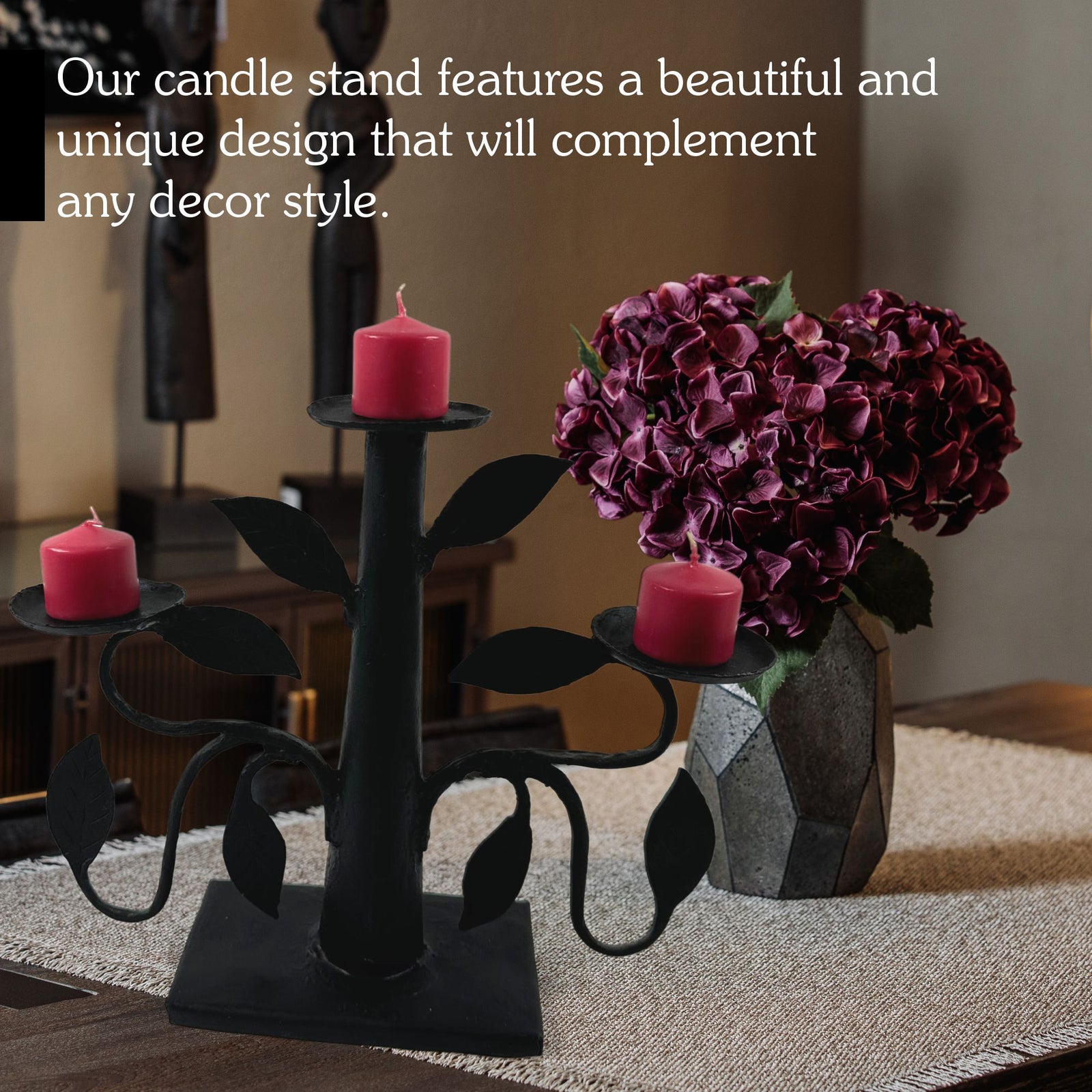 Tribal Handmade Candle Stand