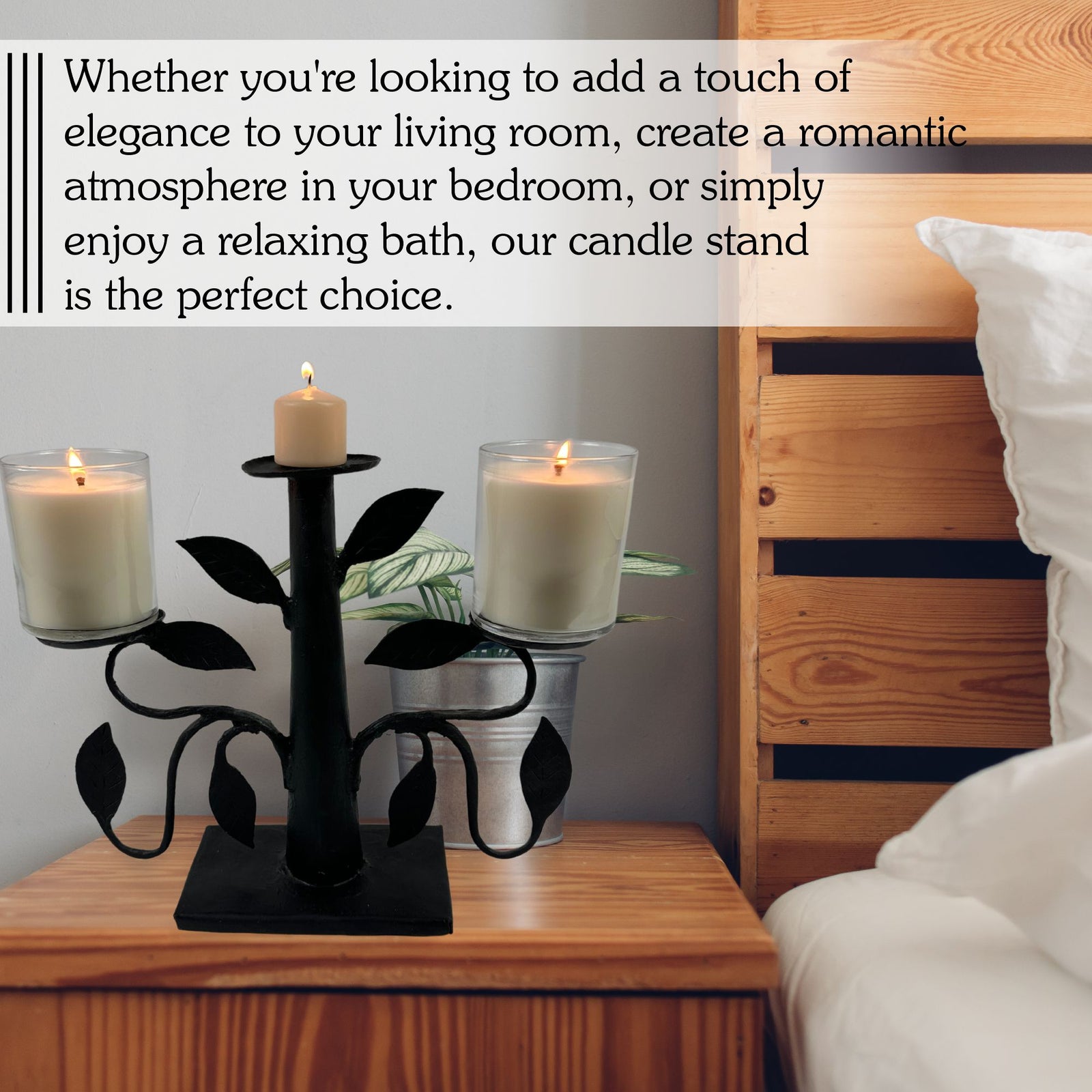 Tribal Handmade Candle Stand