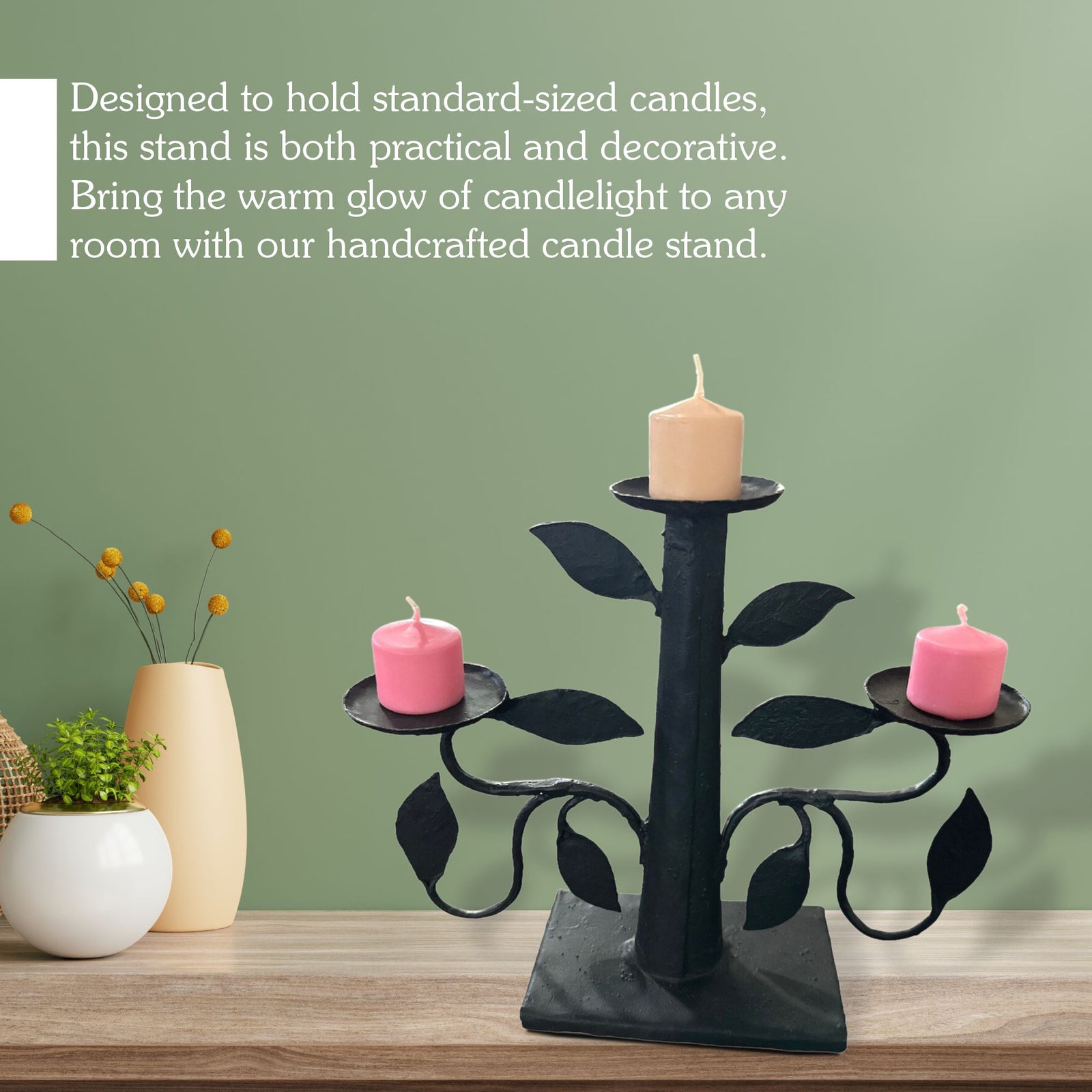 Tribal Handmade Candle Stand