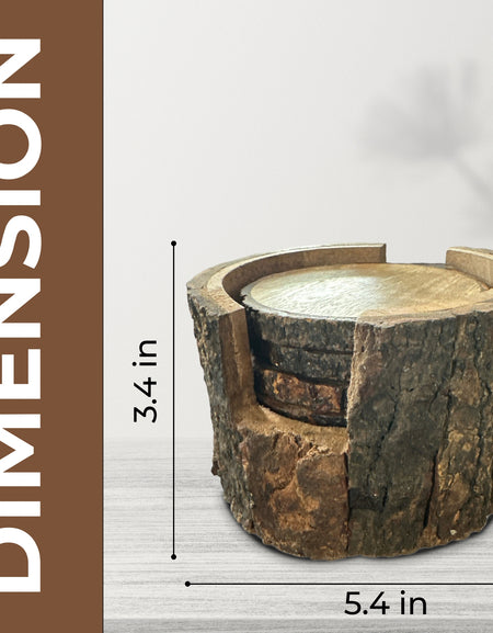 Wooden Carved Coasters