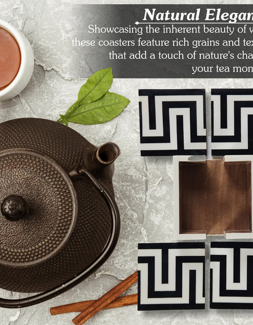 Load image into Gallery viewer, Maze Design Coaster Set