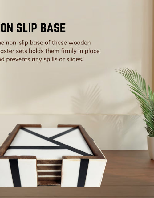 Load image into Gallery viewer, Abstract Marbeling Coaster Set