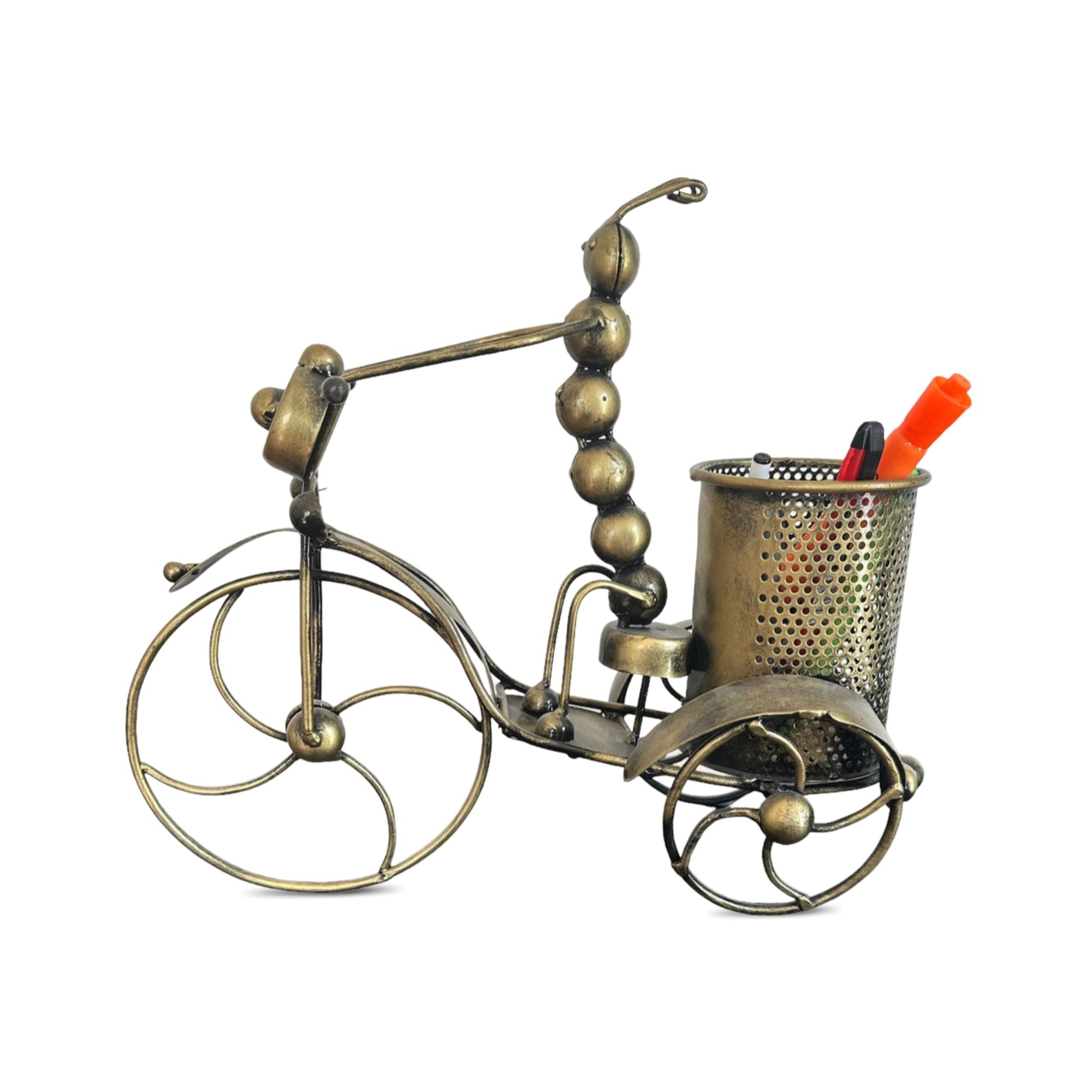 Vintage Handmade Ant Pen Stand Holder