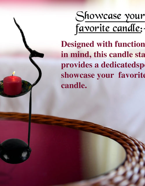 Load image into Gallery viewer, Handmade Artisanal Deer Candle Stand
