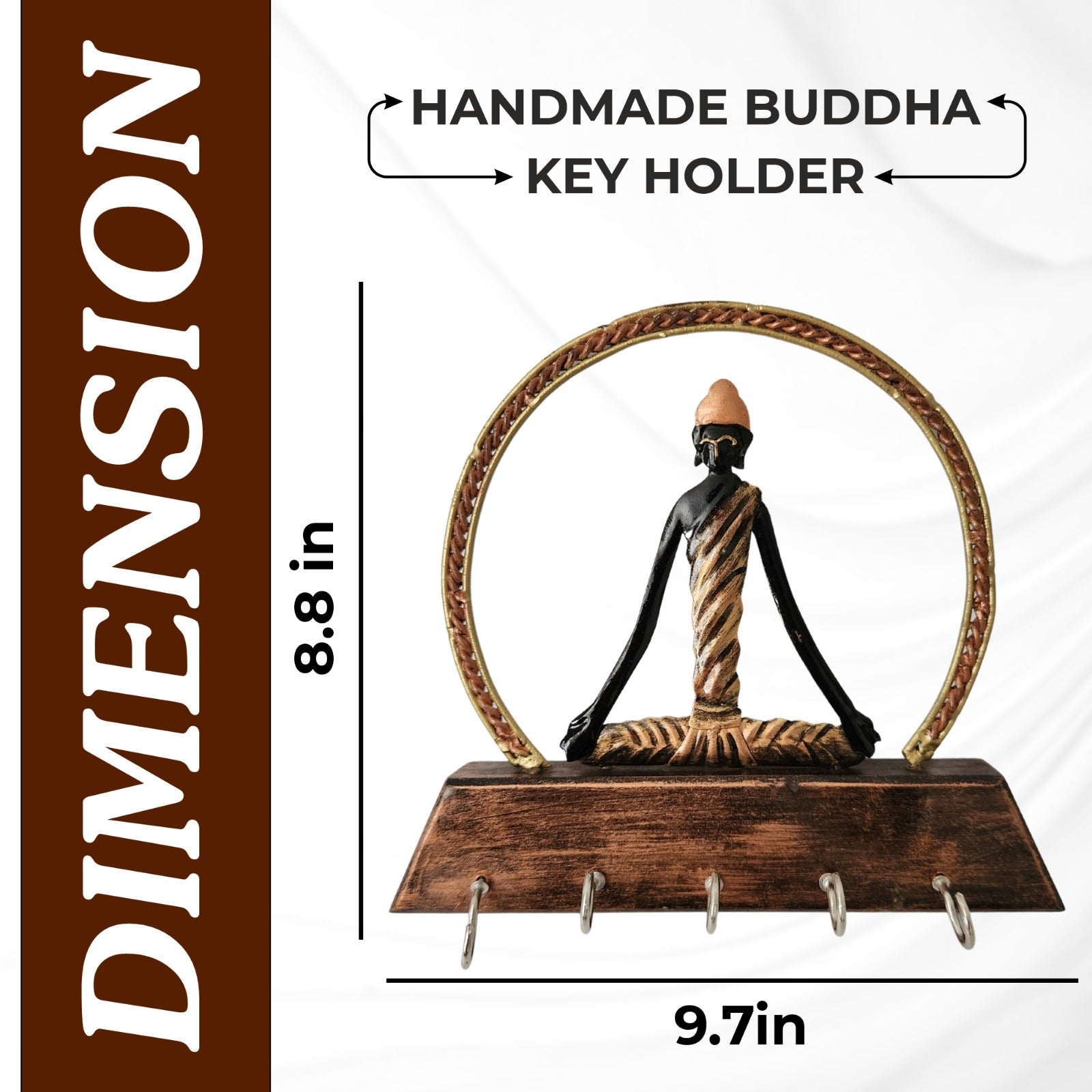 Handmade Buddha Key Holder