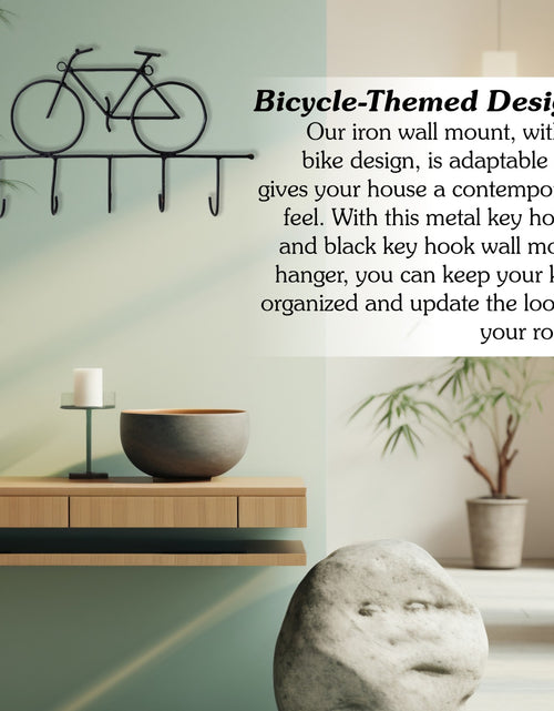 Load image into Gallery viewer, Handmade Rustic Bicycle Key Holder
