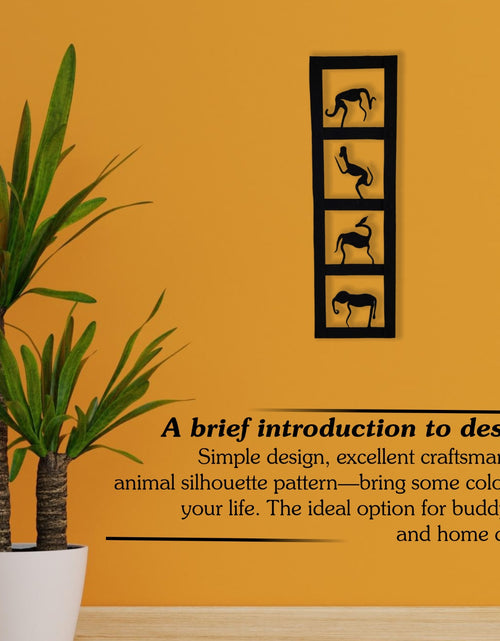 Load image into Gallery viewer, Handmade Antique Tribal Animals Wall Mount

