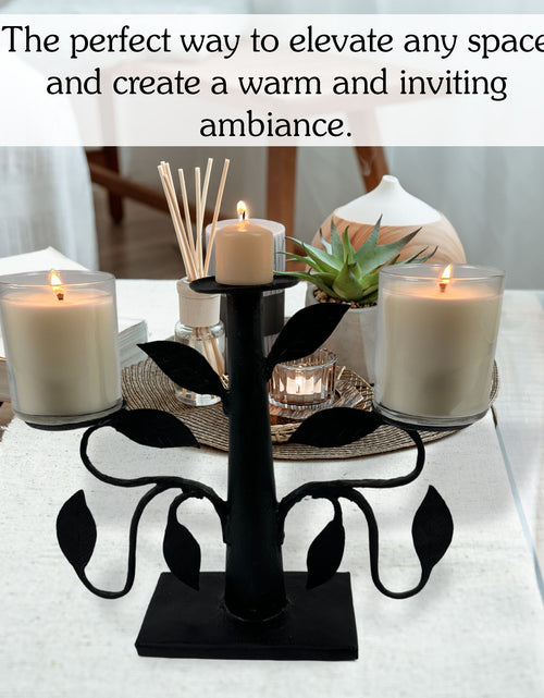 Load image into Gallery viewer, Tribal Handmade Candle Stand
