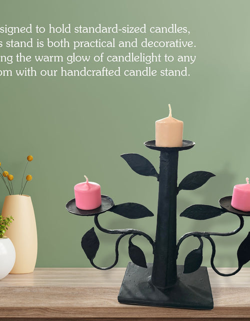 Load image into Gallery viewer, Tribal Handmade Candle Stand
