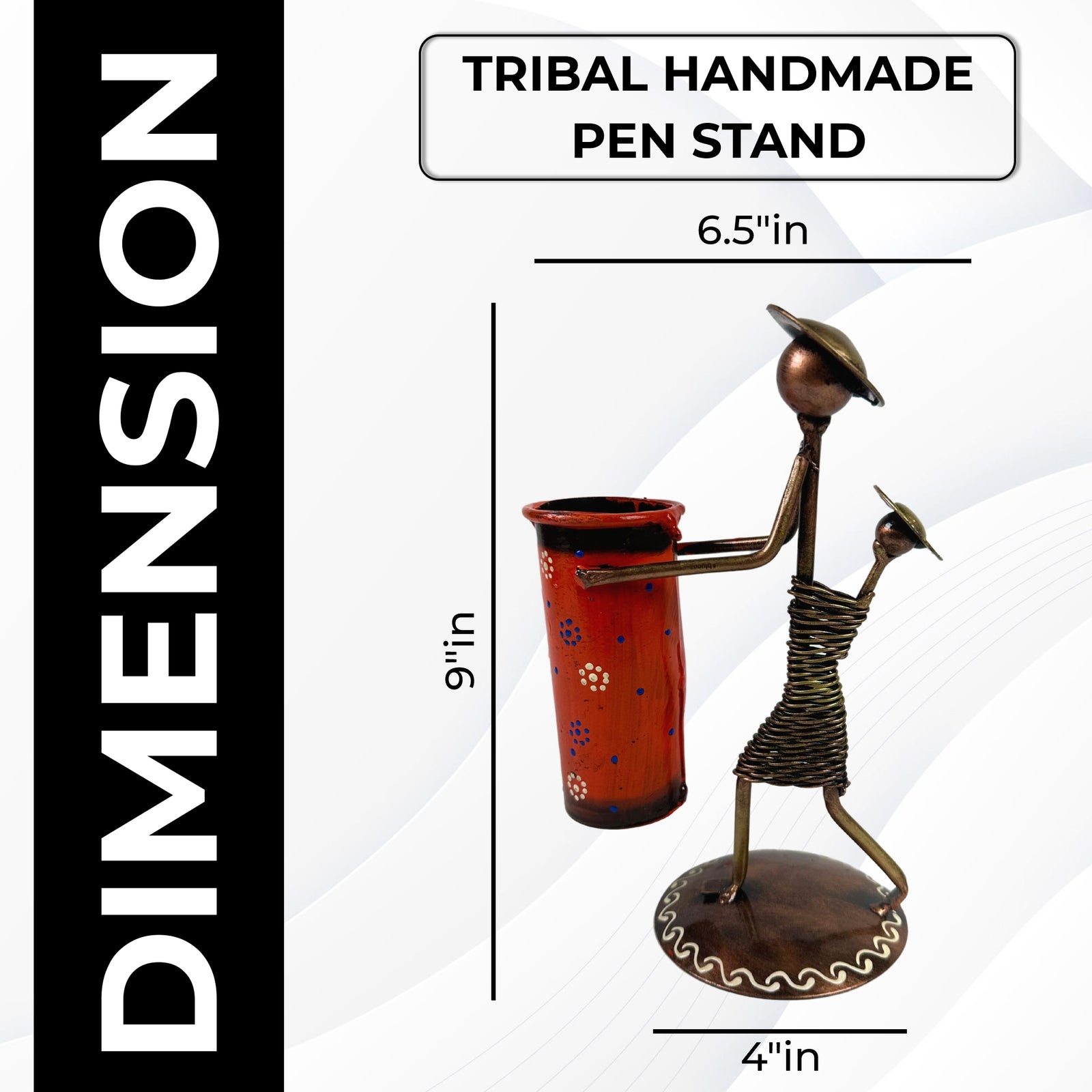 Tribal Handmade Pen Stand Holder