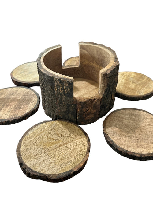 Load image into Gallery viewer, Wooden Carved Coasters
