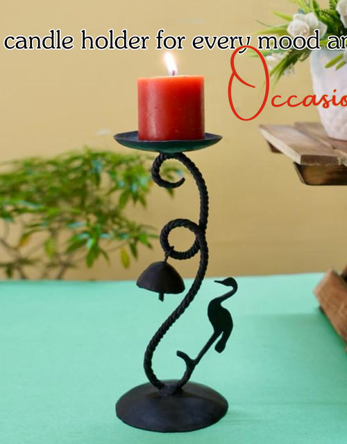 Load image into Gallery viewer, Handmade Flamingo Candle Stand
