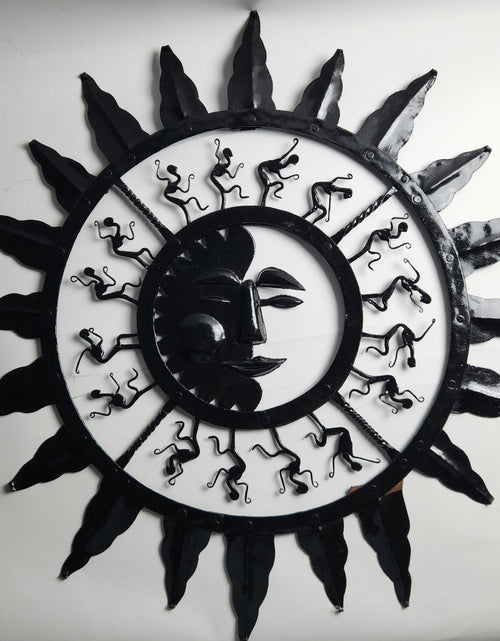 Load image into Gallery viewer, Handmade Tribal Sun Dial
