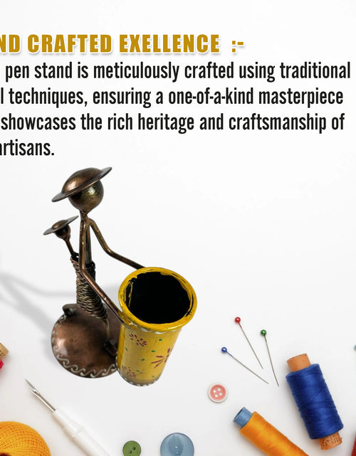 Load image into Gallery viewer, Tribal Handmade Pen Stand Holder (Florence)
