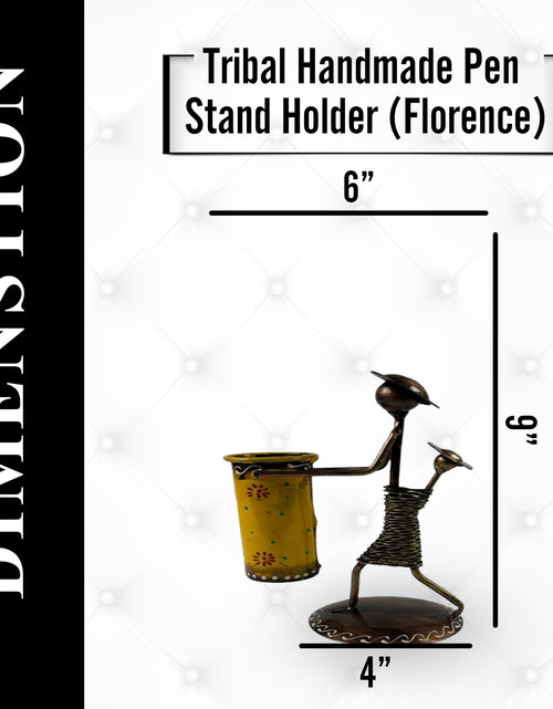 Load image into Gallery viewer, Tribal Handmade Pen Stand Holder (Florence)

