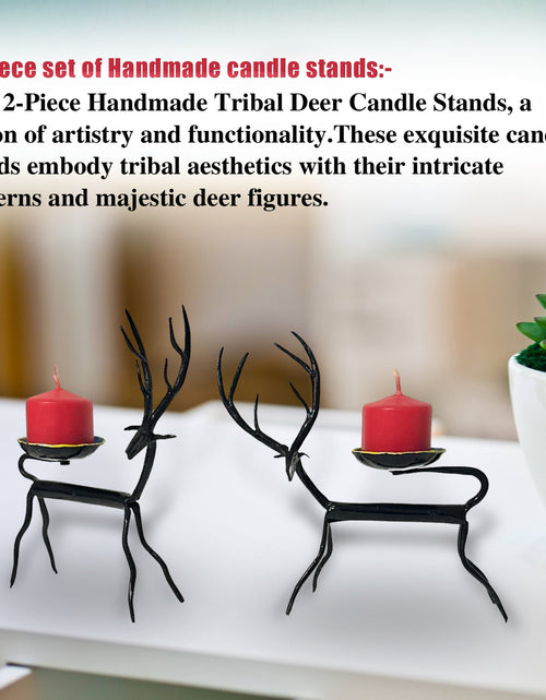 Load image into Gallery viewer, Handmade Deer Candle Stands
