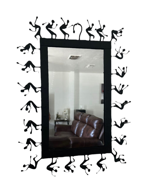 Load image into Gallery viewer, Vintage Handmade Rectangle Mirror
