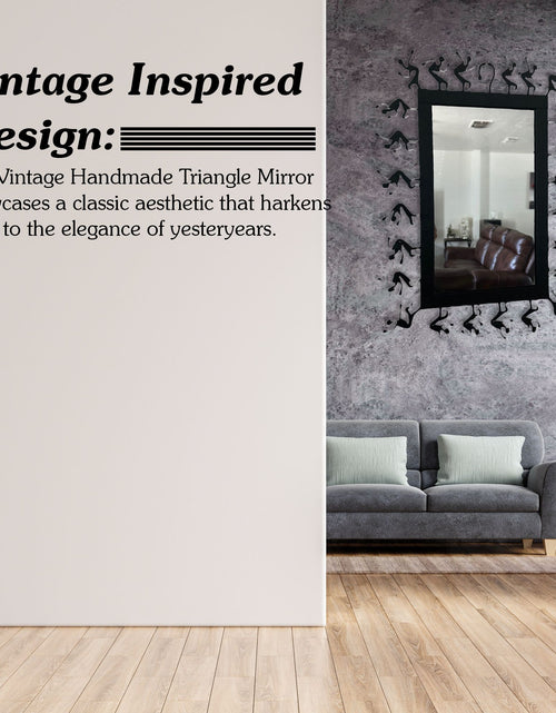 Load image into Gallery viewer, Vintage Handmade Rectangle Mirror
