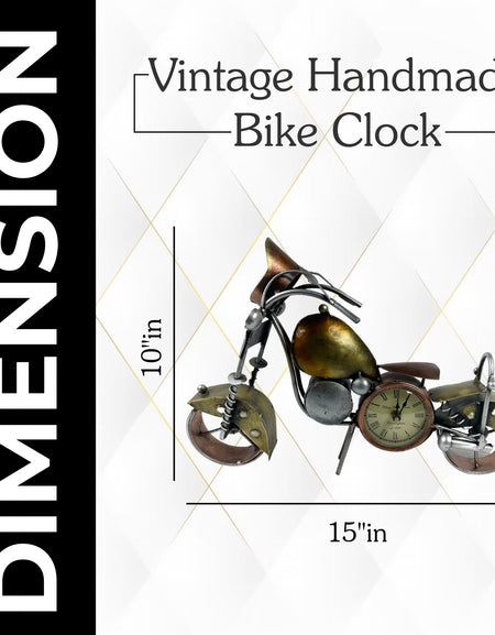 Vintage Handmade Bike Clock