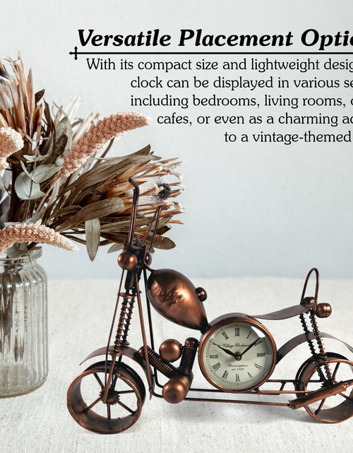 Load image into Gallery viewer, Vintage Rustic Handmade Bike Clock
